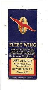 Art and Giz Fleet Wing Gasoline New Oxford PA MB  