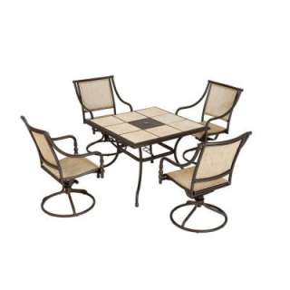 Hampton Bay Andrews 5 Piece Patio Dining Set TO5F2UOQ0056 at The Home 