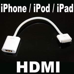 Apple iPhone 4S HDMI Adapter TV Video Foto Kabel  
