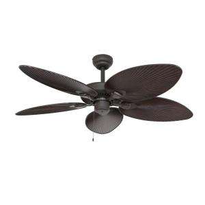   Fans Tortola 52 in. Outdoor Bronze Ceiling Fan 10060 at The Home Depot
