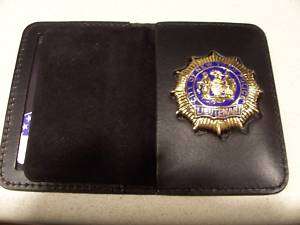 NYPD Lieutenant StyleBadge CutOut/ID Card BiFold Wallet  