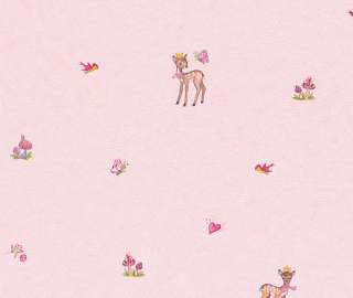 Tapete Prinzessin Lillifee Bambi 120707 rosa 1,87€/m²  