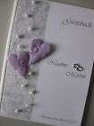 Gästebuch, Hochzeit Lavendel Violett Hochzeitsdeko,Einladungskarten 
