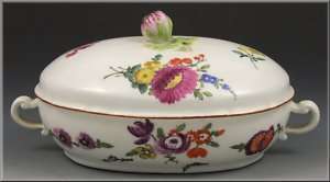 Early 19th Century Meissen Covered Dish w/ Handles  