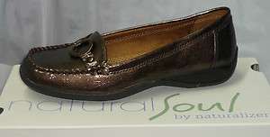 NaturalSoul by naturalizer womans Cadby Loafers shoe size 6, 6.5, 7.5 