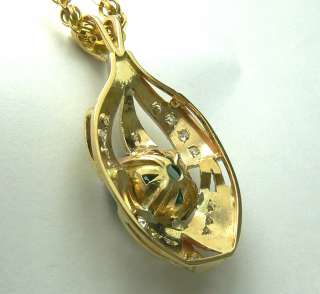90cts Heart Melting Colombian Emerald & Diamond Pendant  