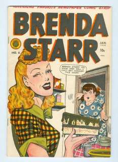 Brenda Starr #6 FN January 1949 Classic Cover  