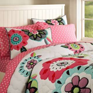 New~Pottery Barn Teen Camilla Floral Twin Quilt  