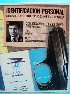 JAMES BOND SPY 007 * GEORGE LAZENBY * SLIDE SLIDING PUZZLE GAME 