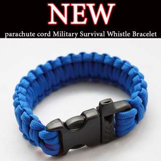 NEW PINK Parachute Cord Military Survival Bracelet SL34  