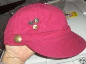 NWT American Eagle Messenger Hat PINK W/3 PINS  