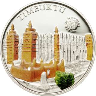 TIMBUKTU World Of Wonders Silver Coin 5$ Palau 2011  