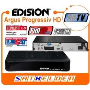 Edision progressiv HD HDTV SAT Receiver schwarz  Elektronik