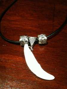 Haunted shapeshifter pendant necklace wolf tooth spirit  