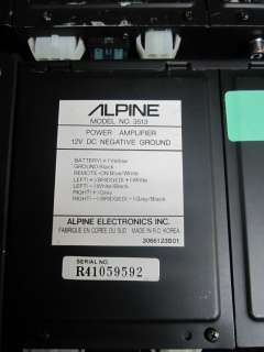 ALPINE 3512 amp 2 ch Vintage Old School Amplifier TWO UNITS LOT 