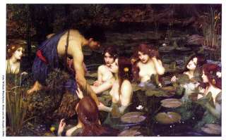 John William Waterhouse Hylas and the Nymphs Painting repro  