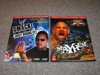 Wrestling Strategy Guide Lot WCW Mayhem & WWF Smackdown  