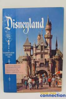 Disney 1956 Disneyland Vintage A Complete Park Walt Guide Map Photo 