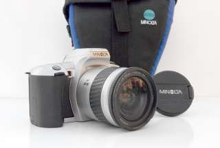 Minolta Maxxum HTsi Plus 35mm SLR Film Camera w/AF 28 80 Lens   Needs 
