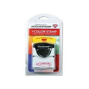  Cosco ACCUSTAMP Pre Inked One Color POSTED Stamp, Date Box 