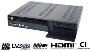 HD Twin Sat Receiver HRS 9100 HDTV USB Recorder CI PVR  