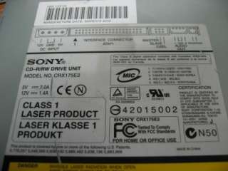 Sony CRX175E2 CD R/RW Drive 24x10x40x IDE Beige  