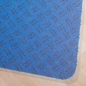  Floortex ColorTEX Blue Ripple Multi Floor Surface Chair 