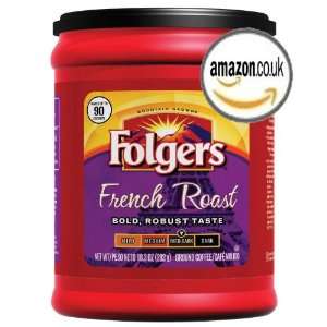 Folgers French Roast Medium Dark Coffee Grocery & Gourmet Food