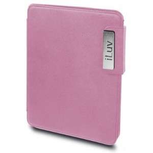 NEW ~ iLuv iPad 1G FOLDABLE LEATHER PINK CASE COVER SLEEVE  