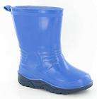 Little boys plain blue wellington boots NEW