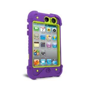  iFrogz IT4BF PRP/GRN iPod Touch 4G Bullfrog Case: MP3 