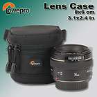 Lowepro Lens Case 8x6cm Pouch Bag For DSLR Nikon,Canon, Sony lenses