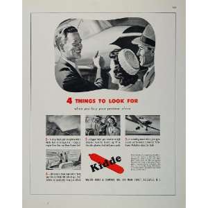  1943 WWII Ad Walter Kidde Aviation Plane Belleville NJ 