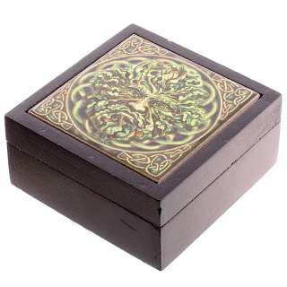   Topped Wooden Box   Lisa Parker Wicca Witchcraft 5055071637896  