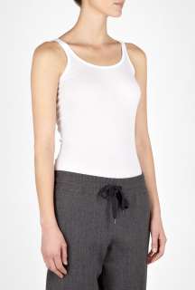 Vince  White Sleeveless Tank Top by Vince