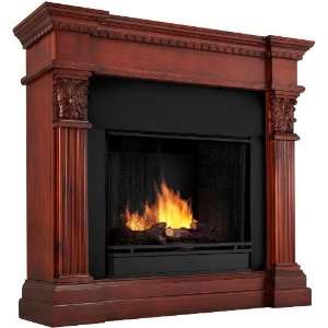 Real Flame Gabrielle Indoor Gel Fireplace in Dark Mahogany  