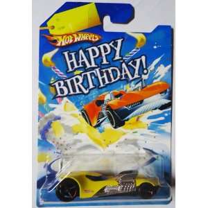 Cars on Hot Wheels Happy Birthday Cars Twin Mill 3 Iii Three Yellow  Toys
