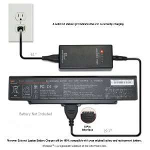  Gaisar Morewer (TM) External Laptop Battery Charger for Sony 