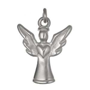  Hall, Charm Collection   Solid Sterling Silver Guardian Angel Charm
