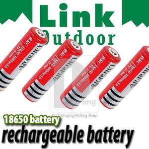 4x UltraFire BRC 3.7V 3000mAh Rechargeable 18650 Li ion Batteries Set