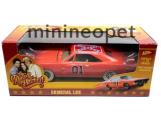 1969 DODGE CHARGER 1/25 GENERAL LEE DUKES OF HAZZARD CHASE CAR WHITE 