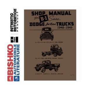  1948 1949 DODGE PICKUP TRUCK Shop Service Manual CD 