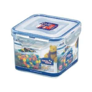  Lock & Lock Square Food Container, Tall, 2.8 Cup, 23 Fluid 