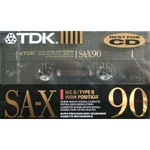  TDK SAX 60 Minute Blank Cassette Tape: Electronics