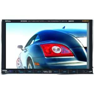  7 Double DIN Touch Screen Widescreen Monitor/Receiver Y95719: Car 