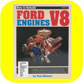 Ford V8 351 400 428 Engine Rebuild Rebuild Book Manual  