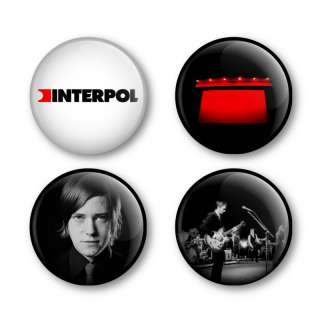 Interpol Badges Buttons Pins Tickets Albums Shirts  