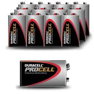 Duracell PROCELL 9V Alkaline Bulk Industrial Batteries  