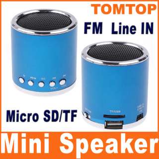 Mini Speaker Amplifier Micro SD TF Card MP3 Player USB Disk FM Radio 