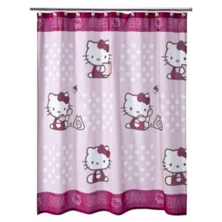 Hello Kitty Shower Curtain  Pink.Opens in a new window